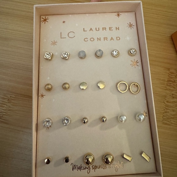 LC Lauren Conrad Gold and Silver Earring Set - Picture 1 of 2